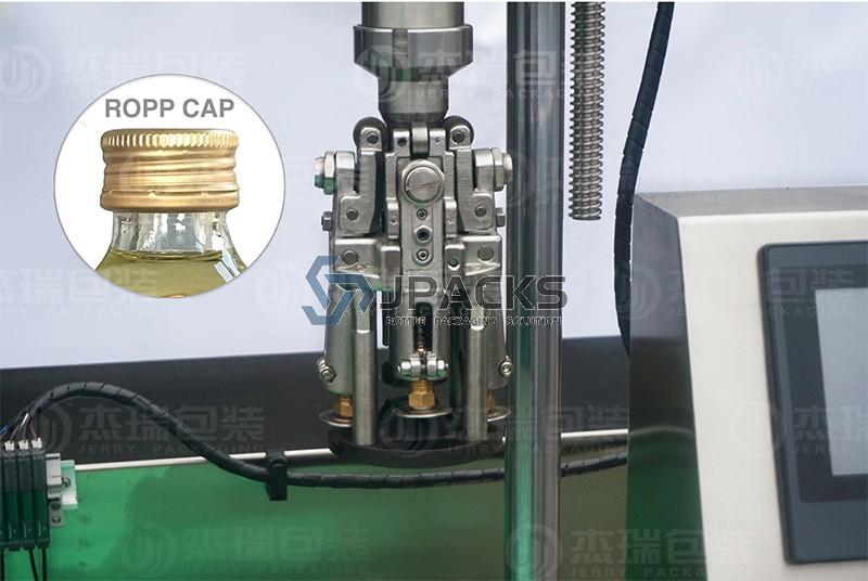 JCR-2 Automatic Screw and Aluminum Cap ROPP Multifunction Capping Machine