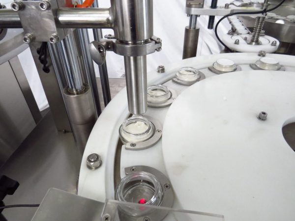 cosmetic cream filling machine